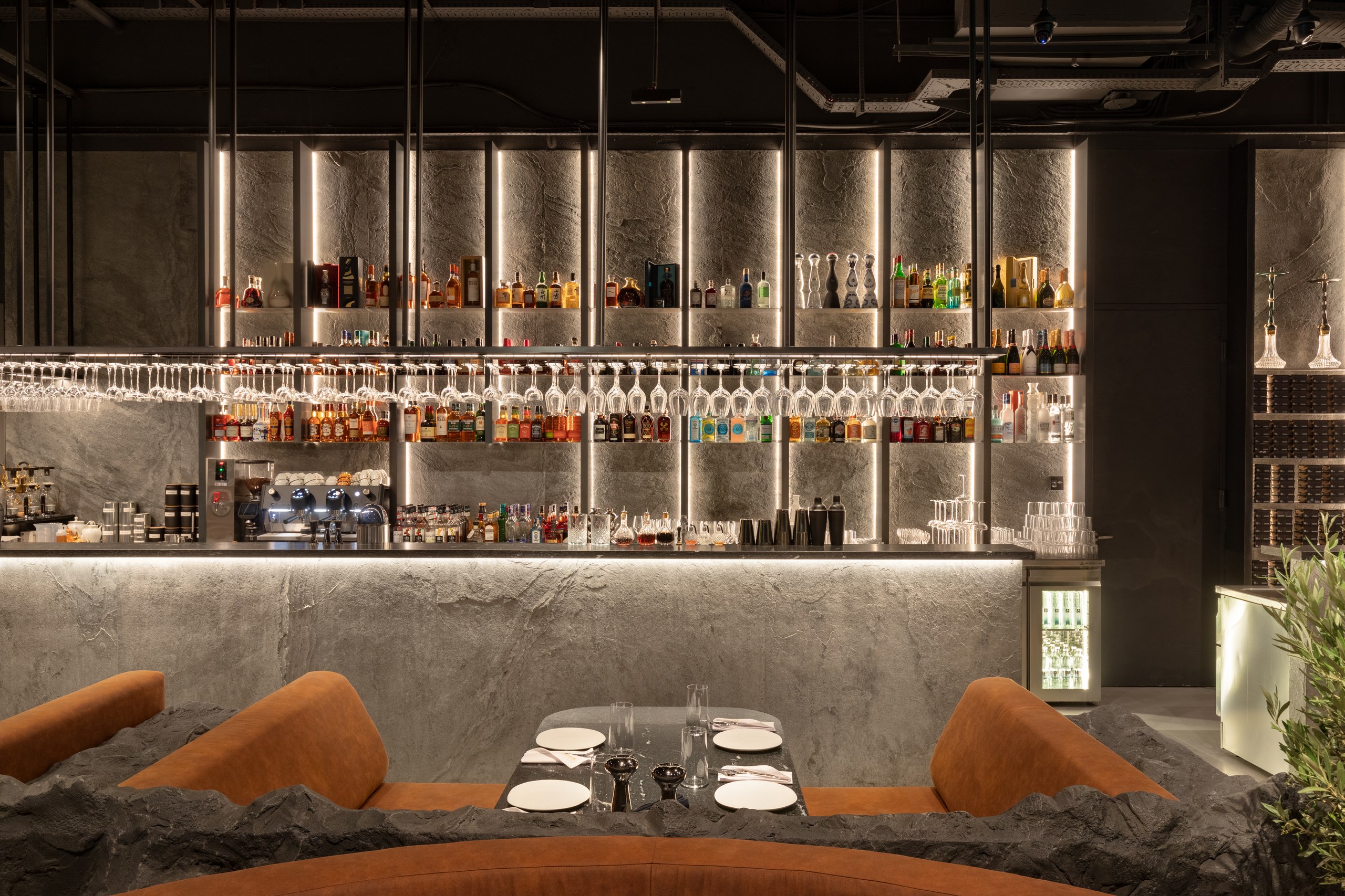 The bar