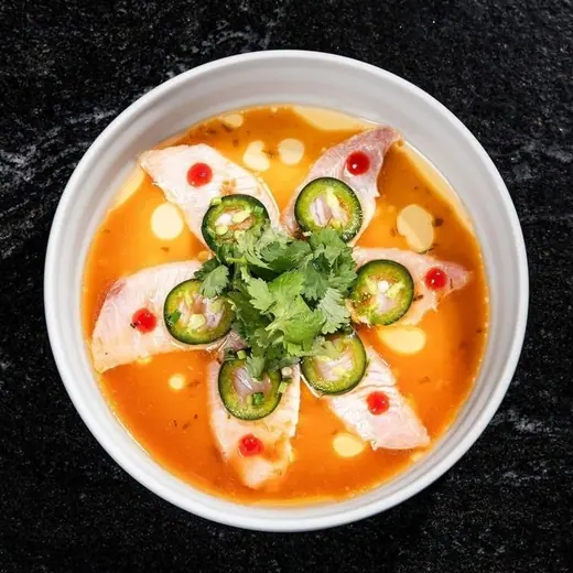 New Style Sashimi – Yellowtail with Jalapeño